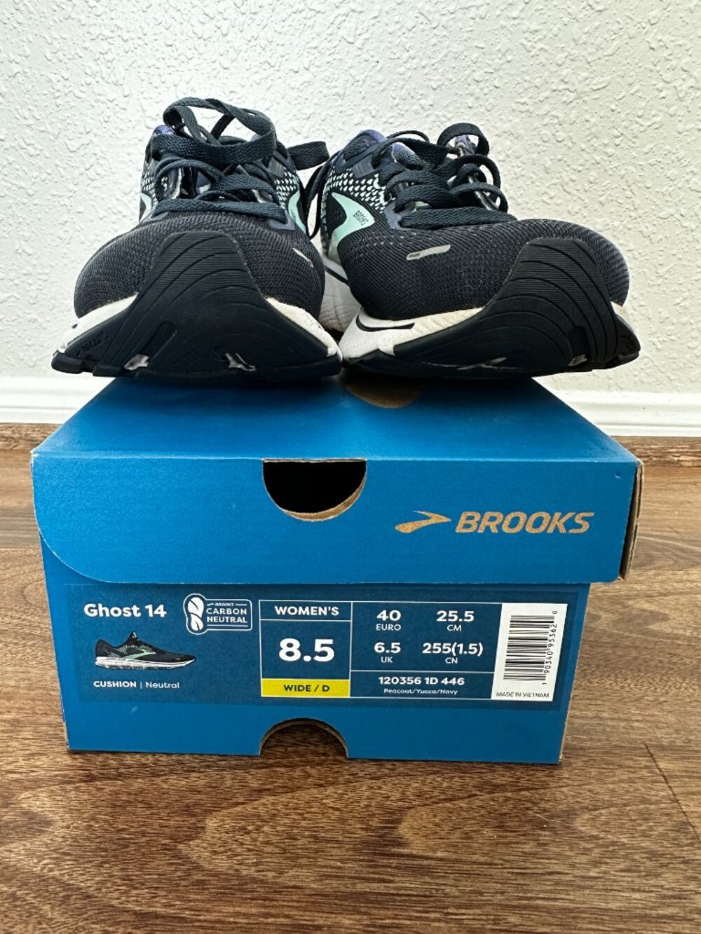Brooks Ghost 14 Women's Running Shoes - 8.5 Wide - Picture 8 of 8